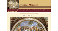 Desktop Screenshot of michaelmosaics.com